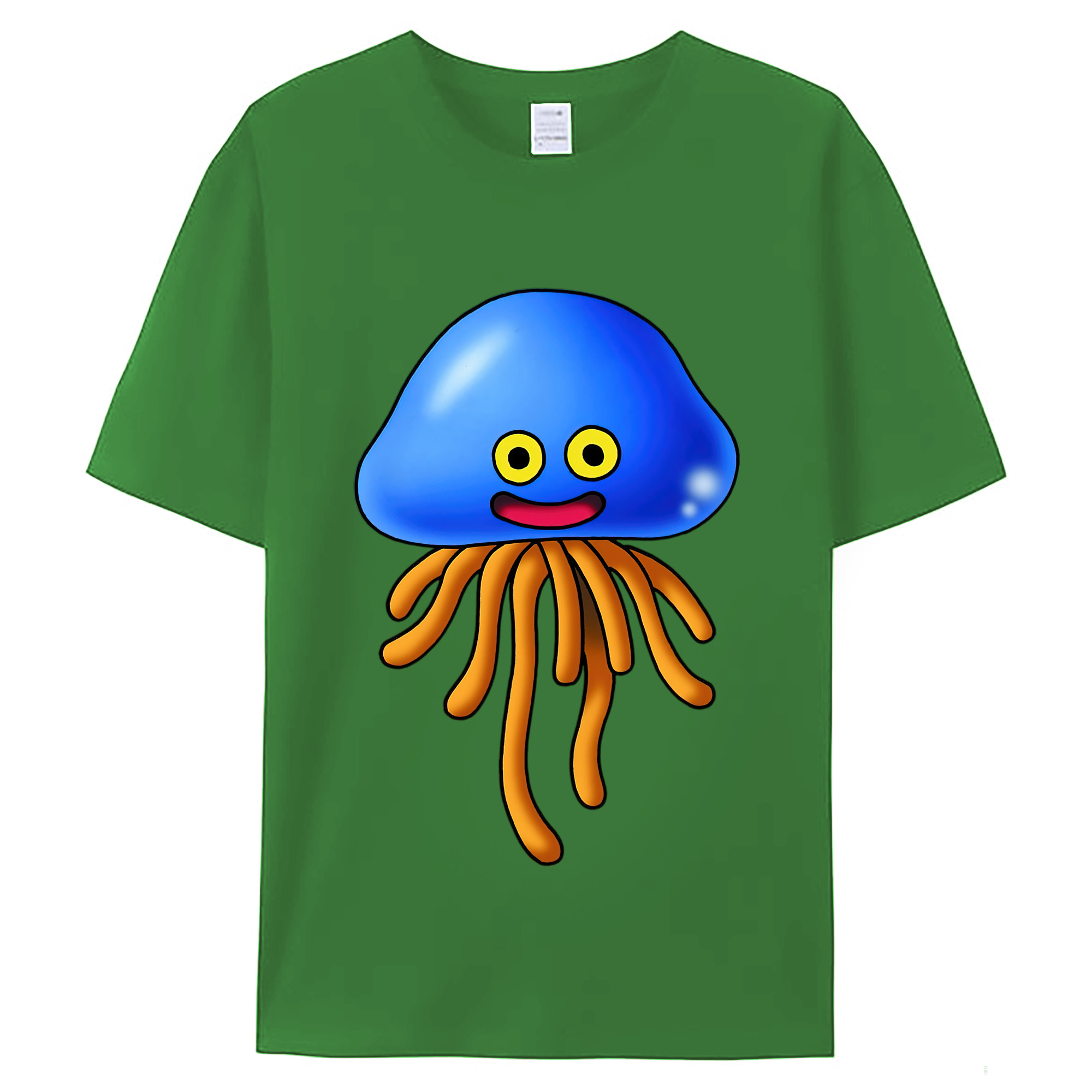 （画像用） ドラゴンクエスト Doragon Kuesuto Dragon Quest レディースカジュアルプリントTシャツ（綿100％）